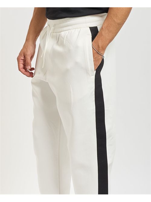 Men's Armani Exchange jogger pants with side band ARMANI EXCHANGE | XM001301-AF10818U0009
